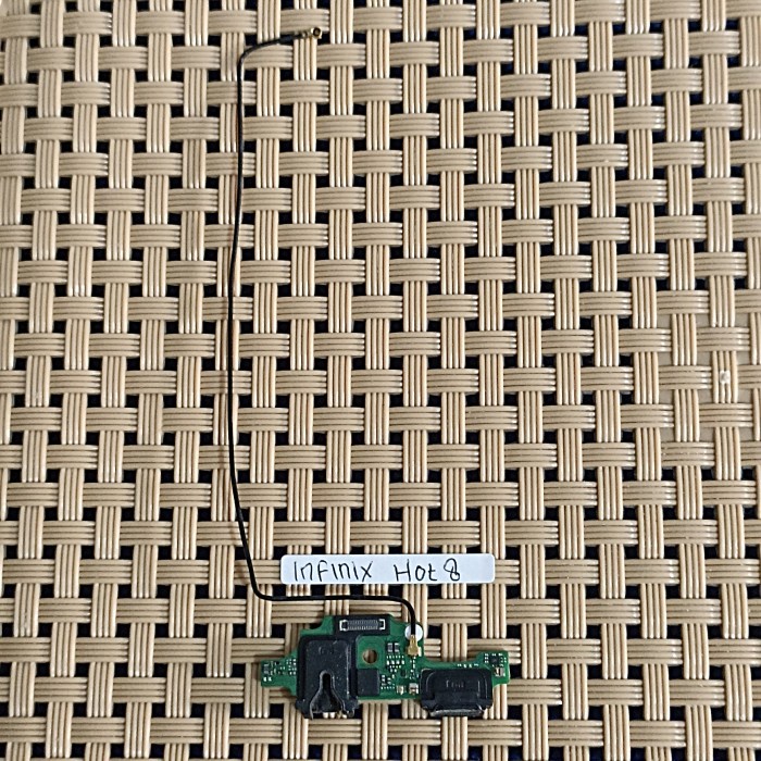 Board cas infinix hot 8 original copotan antena infinix hot 8 original