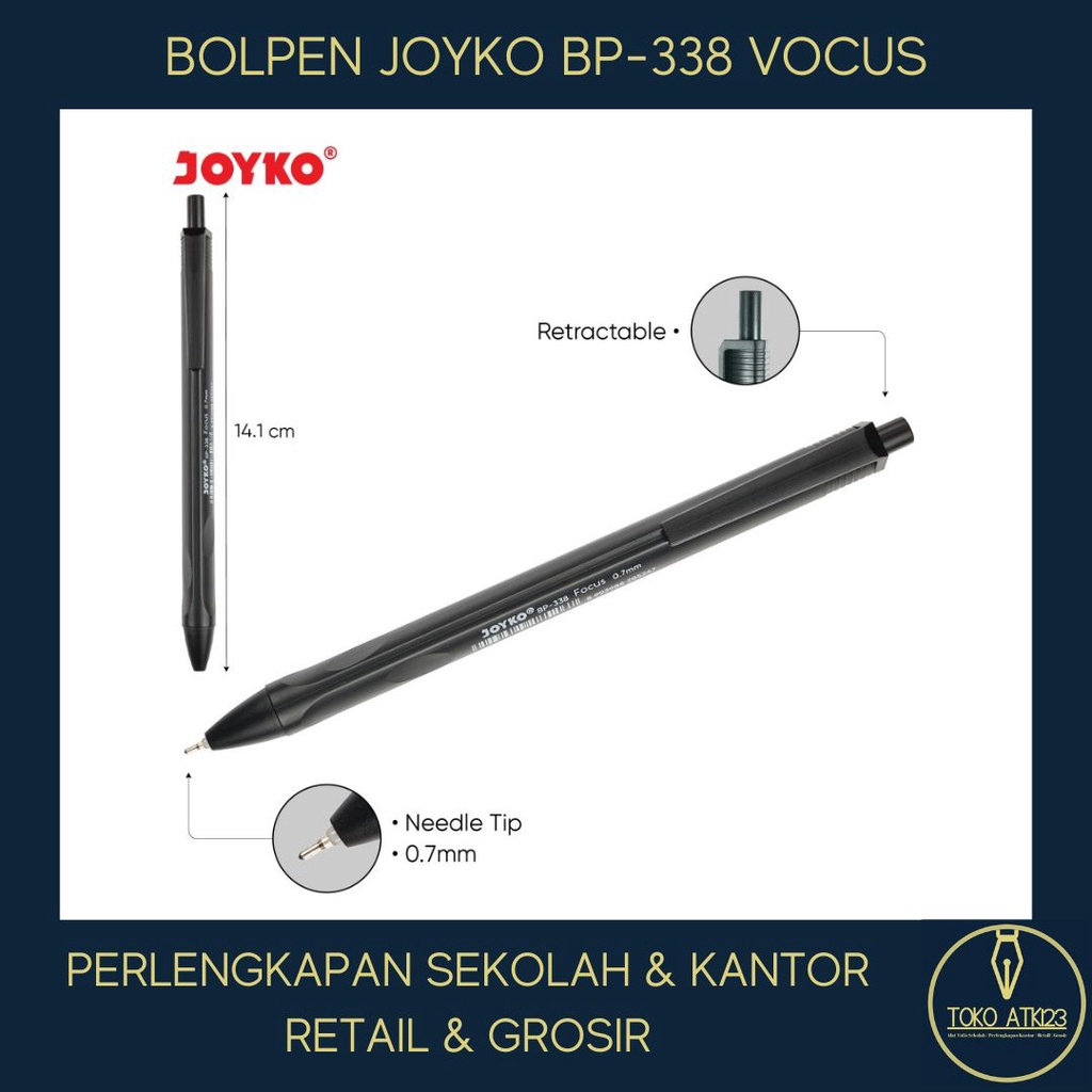 Ballpoint / Bolpen Joyko BP-337 Vocus