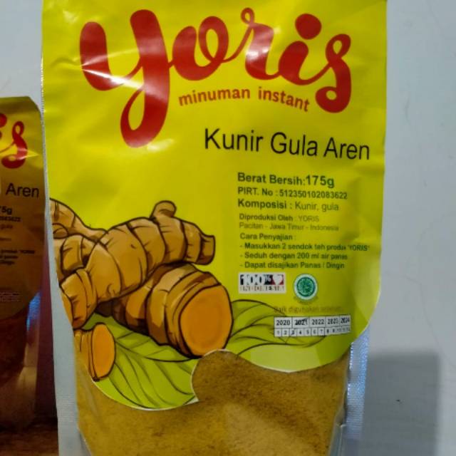 

Bubuk Minuman Herbal Kunir Gula Aren Instan "YORIS" Pacitan, Tinggal Seduh