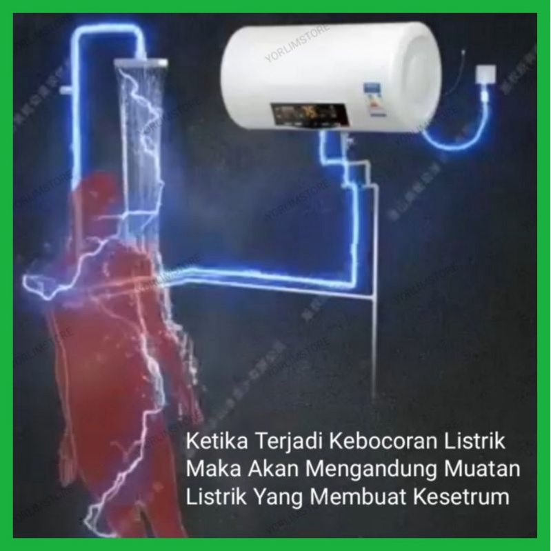 Water Heater Pengaman Anti Listrik Anti Setrum DANKO Original 2 Pcs