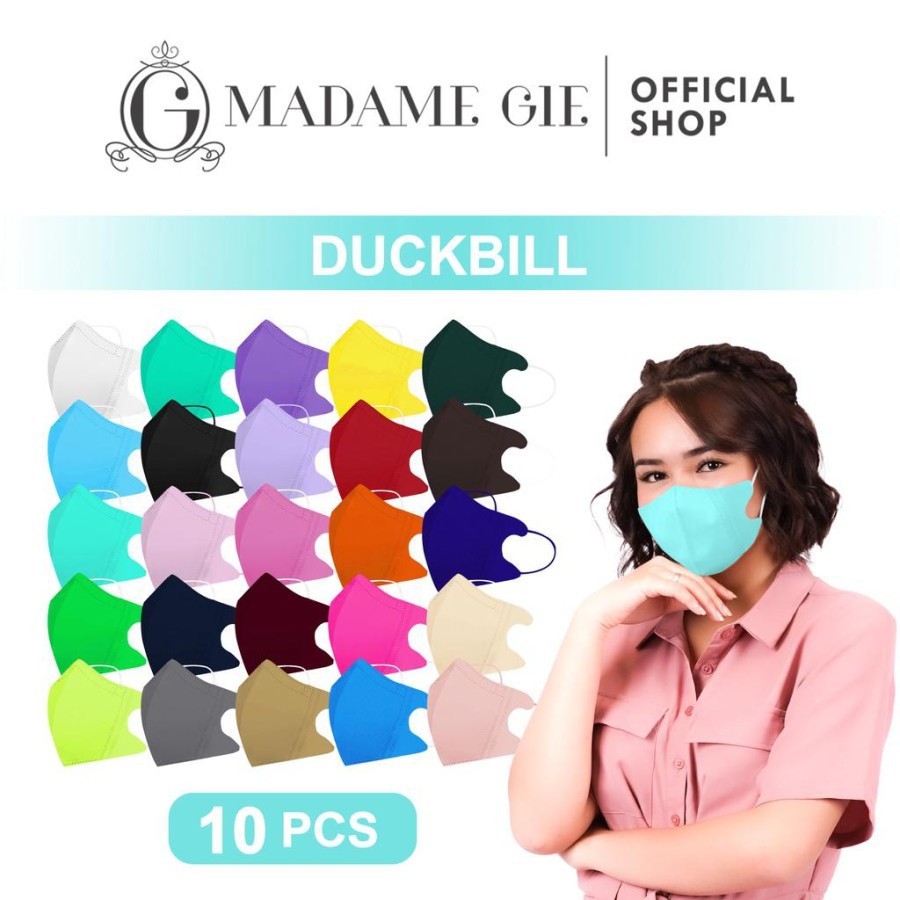 ★ BB ★ Madame Gie Protect You Duckbill Face Mask – Masker Isi 10 Pcs