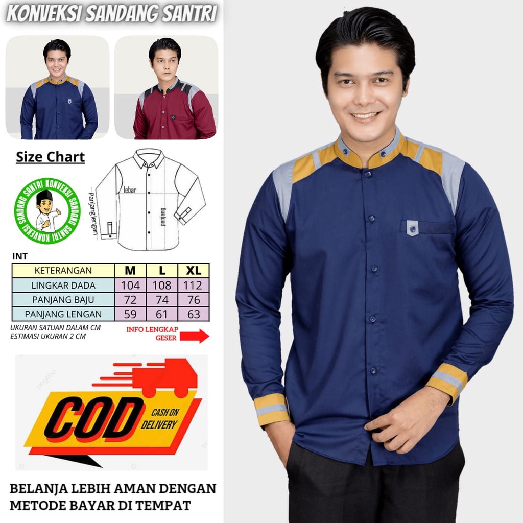 Atasan Muslim Pria Baju Muslim Pria Dewasa Baju Koko Tanduk Rusa Baju Koko Pria Lengan Panjang Baju Koko Hadroh Kemeja Koko Pria Lengan Panjang Baju Koko Premium Baju Koko Pria Lengan Panjang Baju Koko Pria Polos Baju Koko Kekinian Terlaris Bisa COD