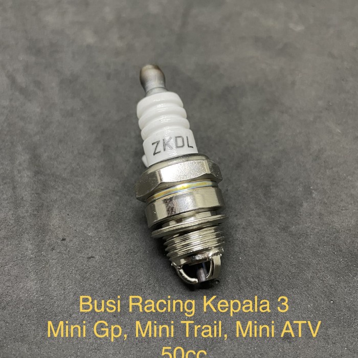 Busi Mini GP Mini Trail Mini ATV Scooter Gopad Mesin Tarik Racing ZK Kepala 3