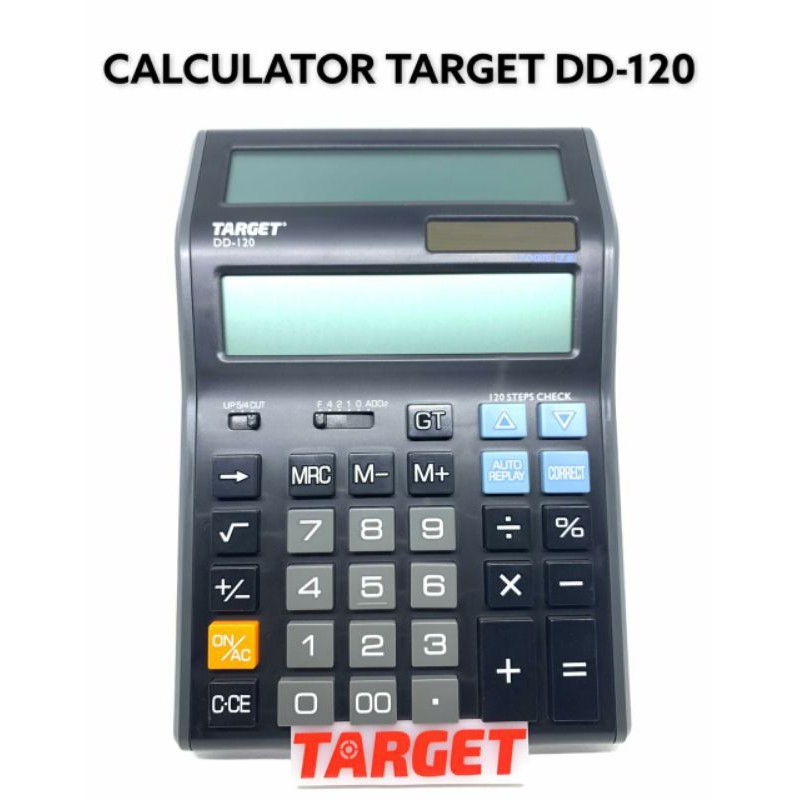 

calculator target DD-120 / kalkulator target DD-120 / kalkulator 2 layar / kalkulator