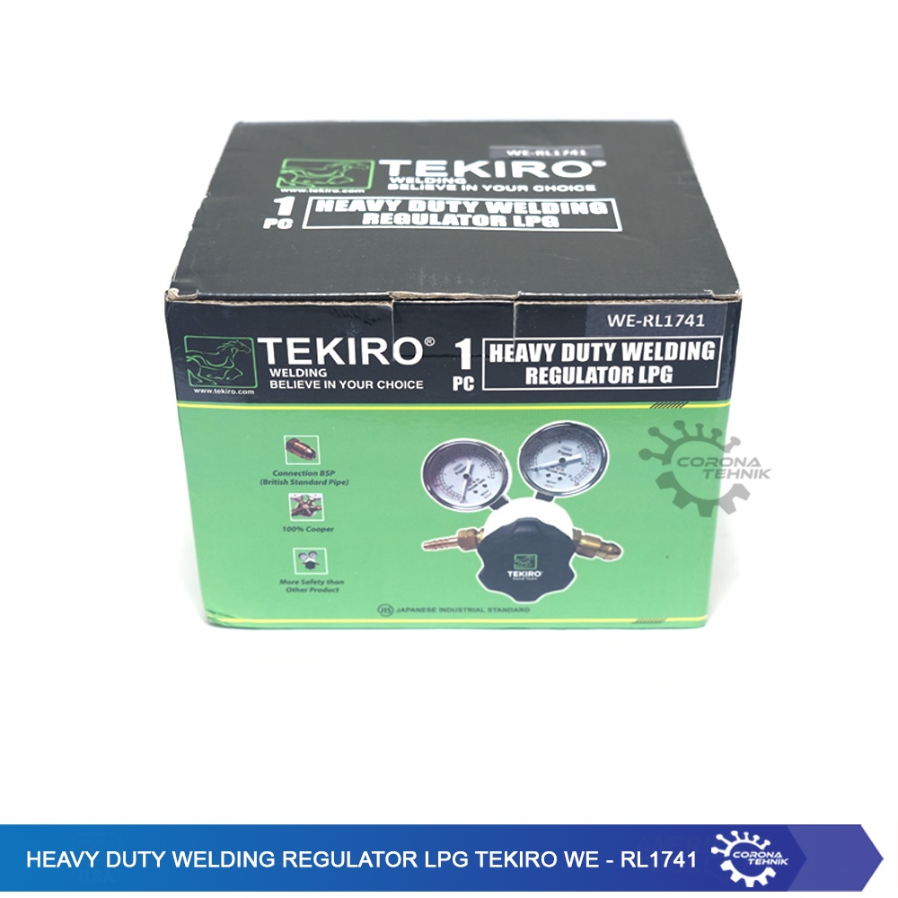 Tekiro WE-RL1741 - Heavy Duty Welding Regulator LPG