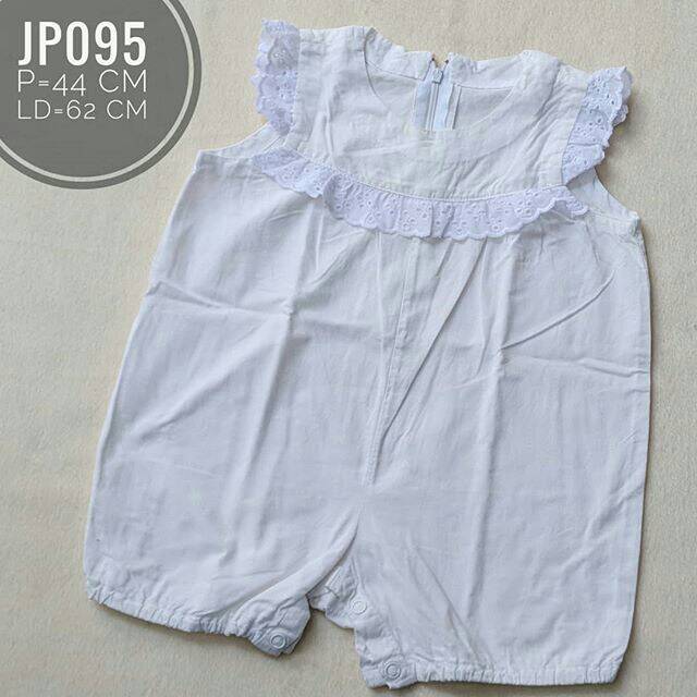 

JP095 Tomper Putih Renda motif Bunga Putih