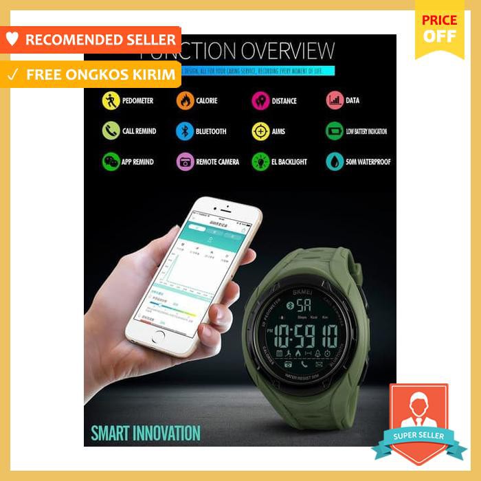 Smart Watch Skmei 1316 Bluetooth Pedometer Smartwatch 50M Waterproof