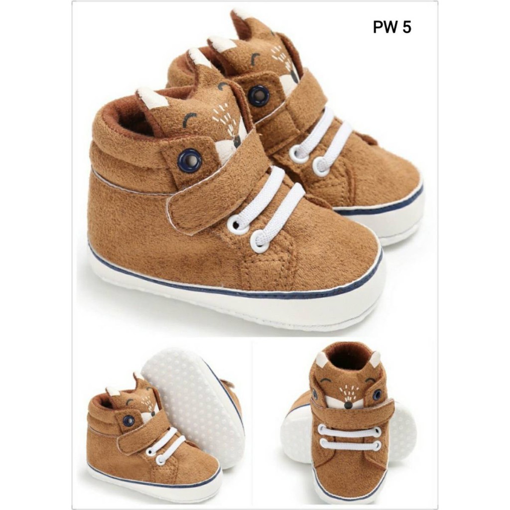 Sepatu Bayi Laki Laki Prewalker Bayi Import Choco Cute