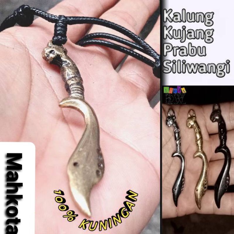 [COD]KALUNG TALI PRIA LIONTIN KUJANG SILIWANGI