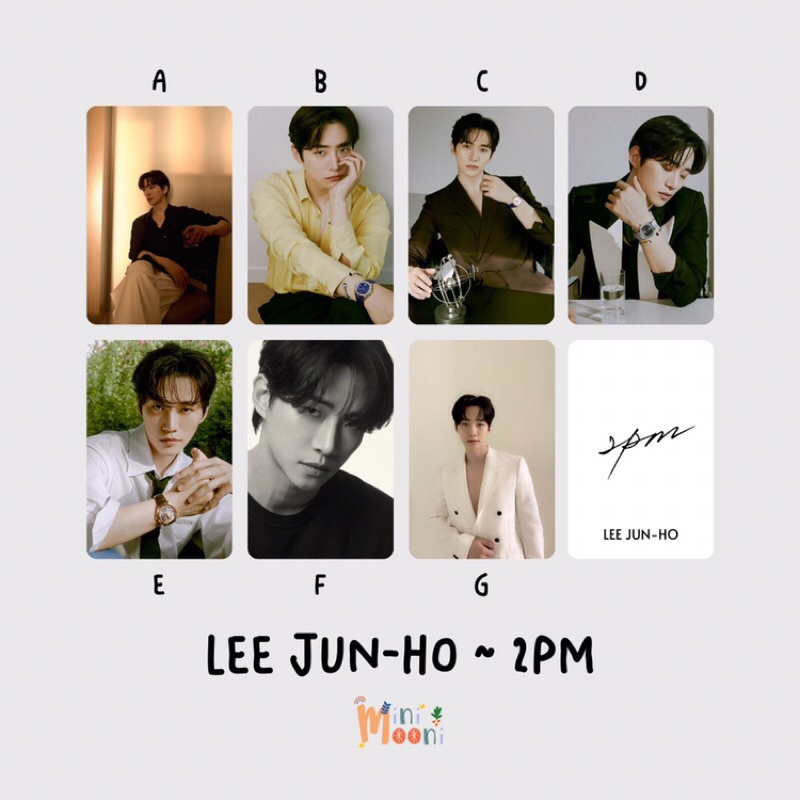 PHOTOCARD 2PM UNOFFICIAL || LEE JUNHO