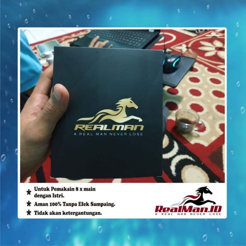 REALMAN ORIGINAL 100% / PEMBESAR PENNIS PERMANEN