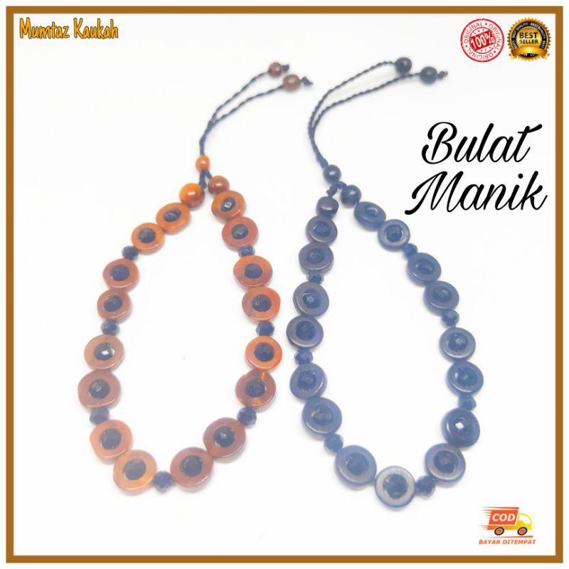 Gelang kaukah cewek bulat manik / gelang kaokah / gelang koka / gelang kokka / gelang kaoka