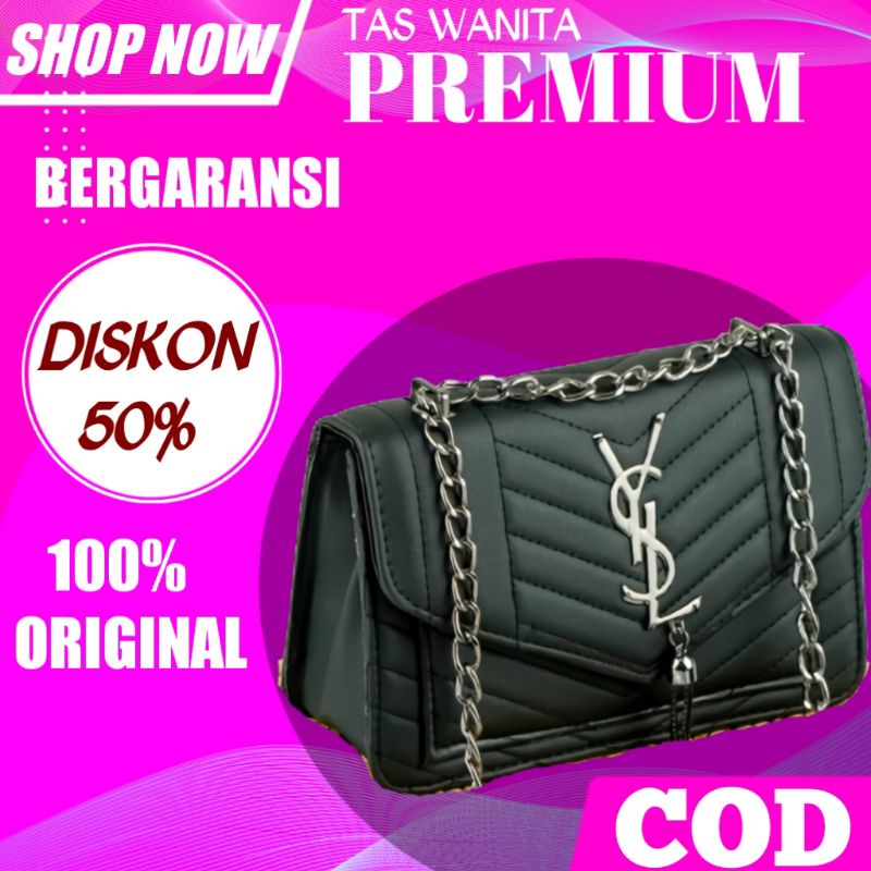 Az00500 Tas samping wanita tangan terbaru kekinian tenteng perempuan cangklong kecil premium mewah e