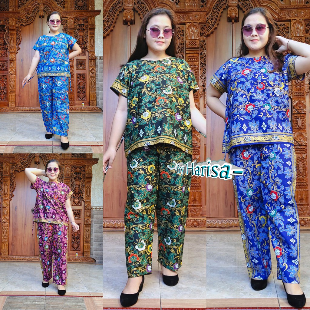 Babydoll Jumbo Flower Panjang XXL Katun Premium 02