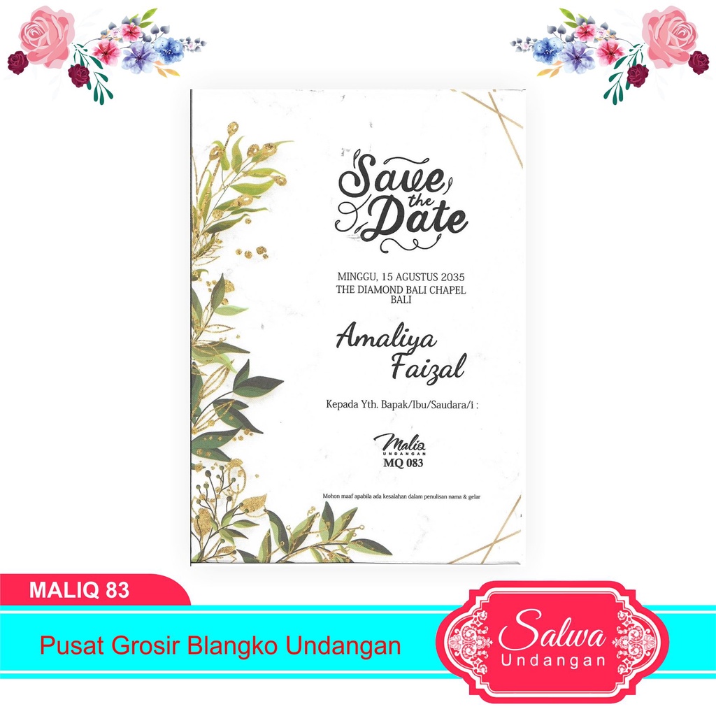 Blangko Undangan Maliq 83 Harga Murah