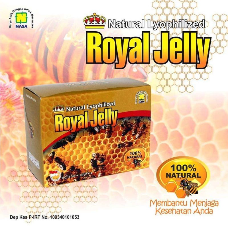 

Natural Royal Jelly-Original Nasa Suplemen Kesehatan