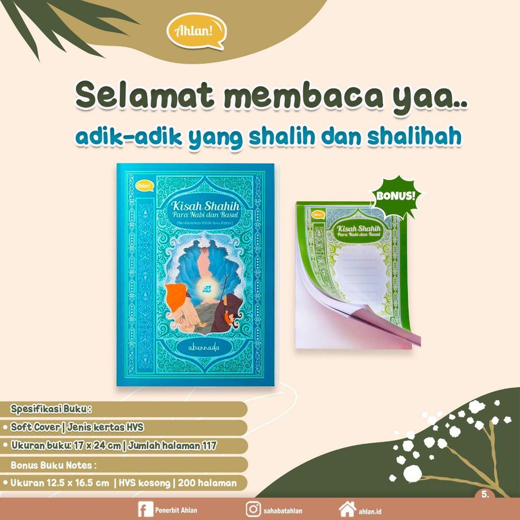 Kisah Shahih Para Nabi dan Rasul - Abunnada