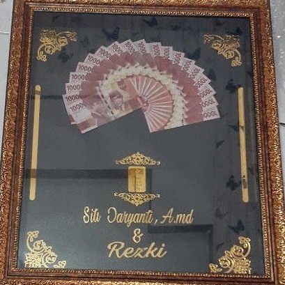 mahar akrilik mirror gold