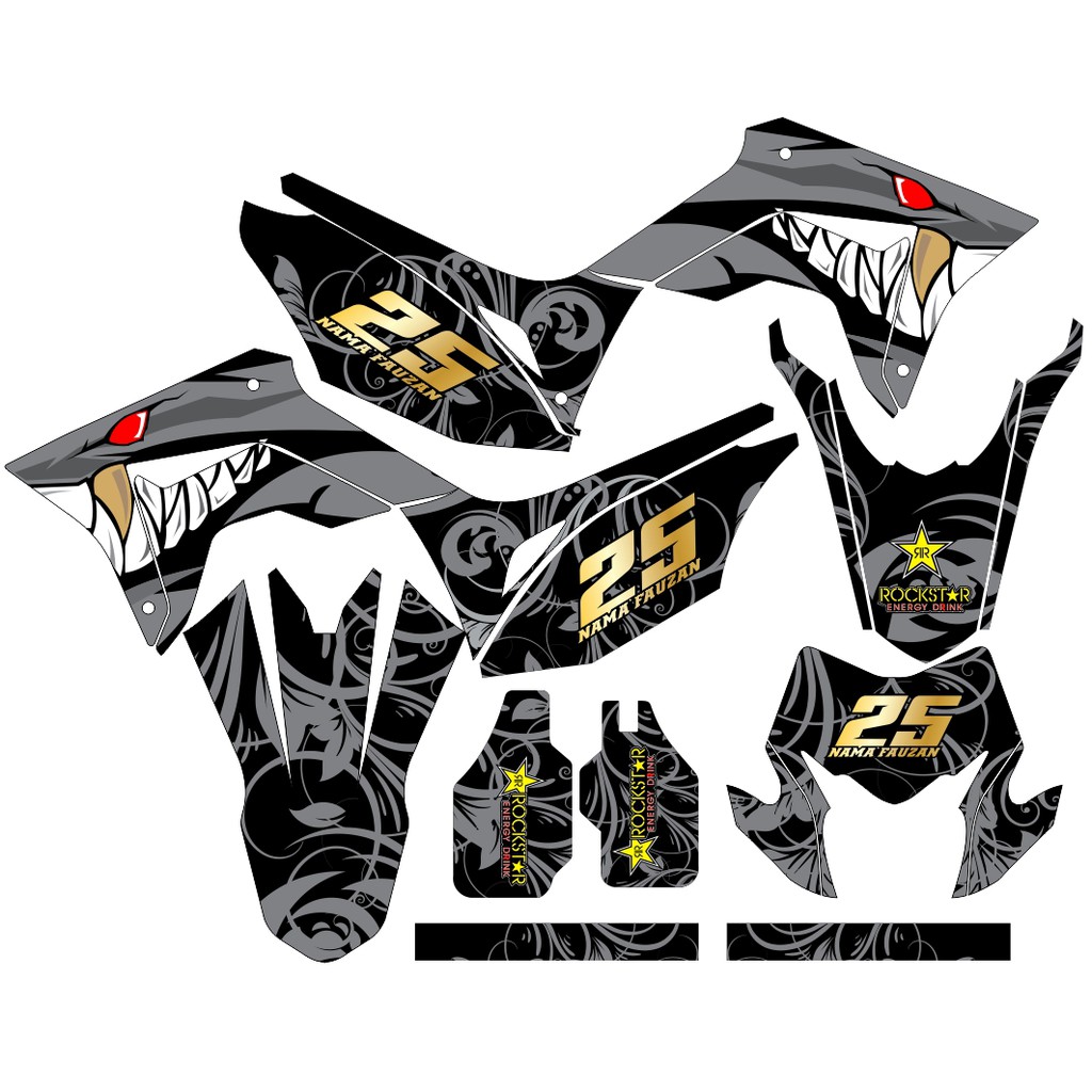 Sticker DECAL CRF 150 L Bisa Custom Stiker Honda CRF 150 L  (53)