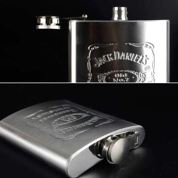 Bayar Ditempat Stainless Steel Hip Flask 7 Oz