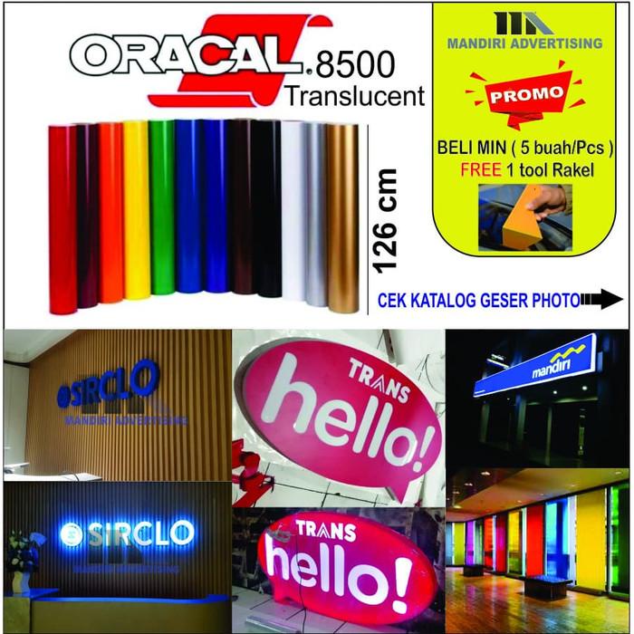 Stiker Warna - Oracal 8500 Translucent