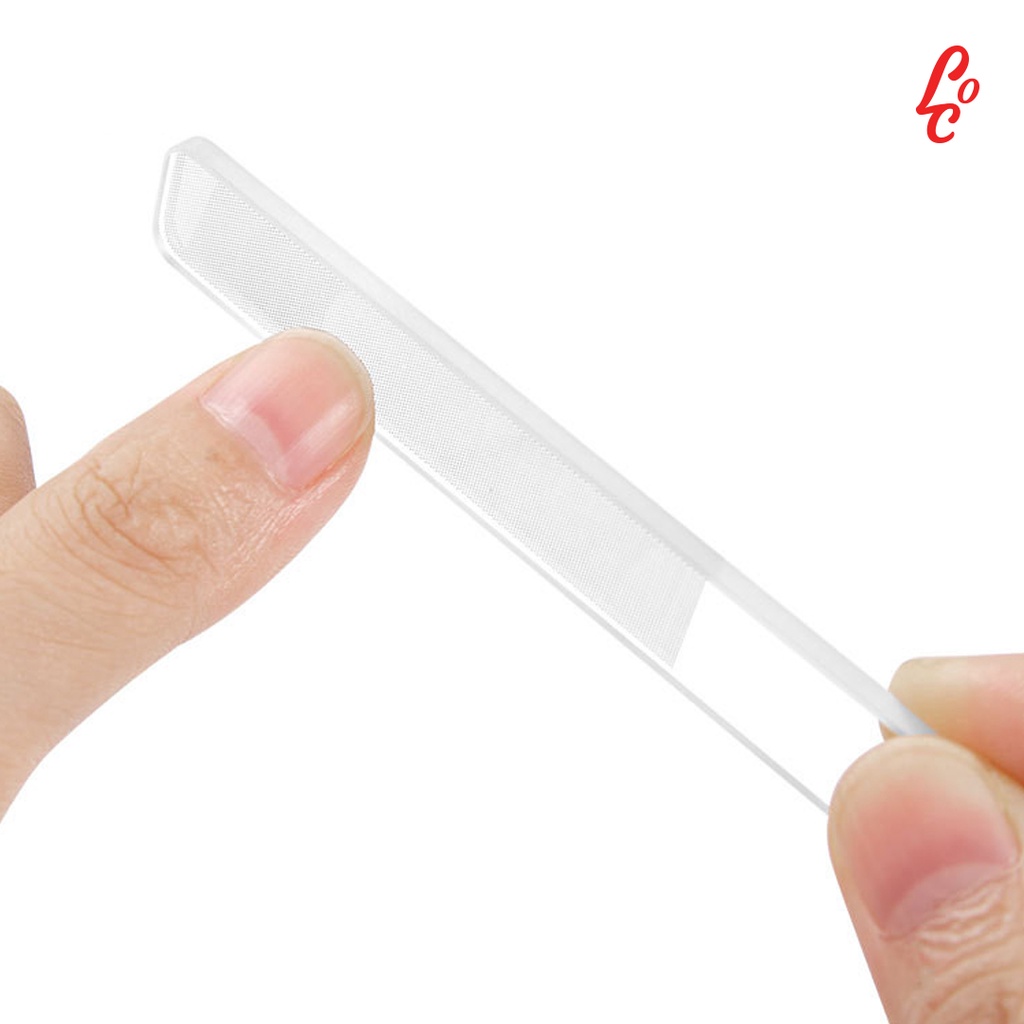 Glass Magic Nail File Shiner Buffer Pengkilap Kuku Kaca Portable Pedicure Manicure Free Box