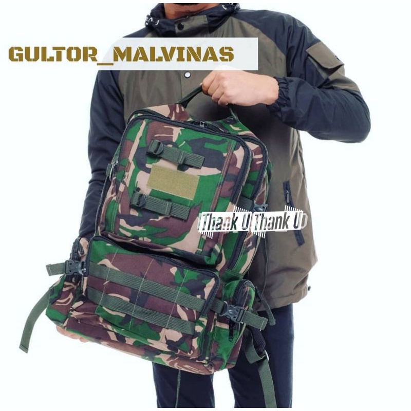 BYANKA - TAS RANSEL PREMIUM ANTI AIR GULTOR ARMY JUMBO//RANSEL BACKPACK TNI POLRI 35 LITER