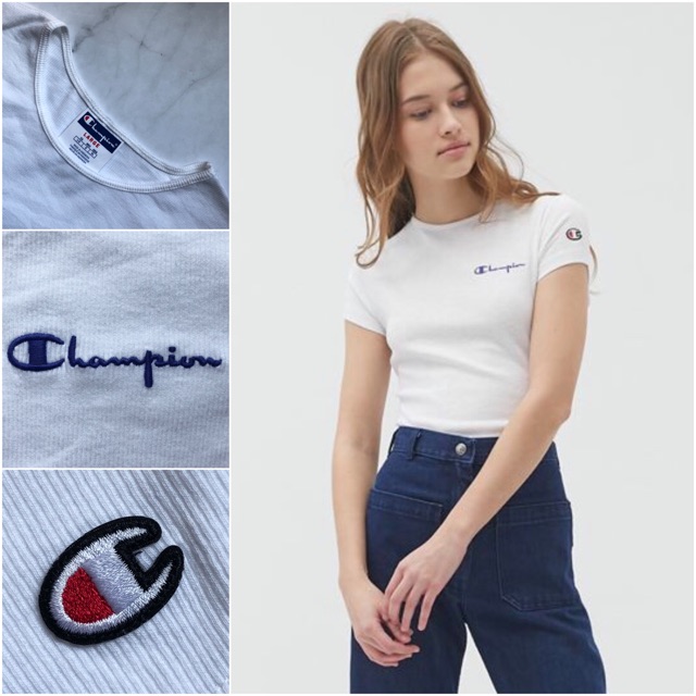 CHAMPION UO EXCLUSIVE RIBBED BABY TEE