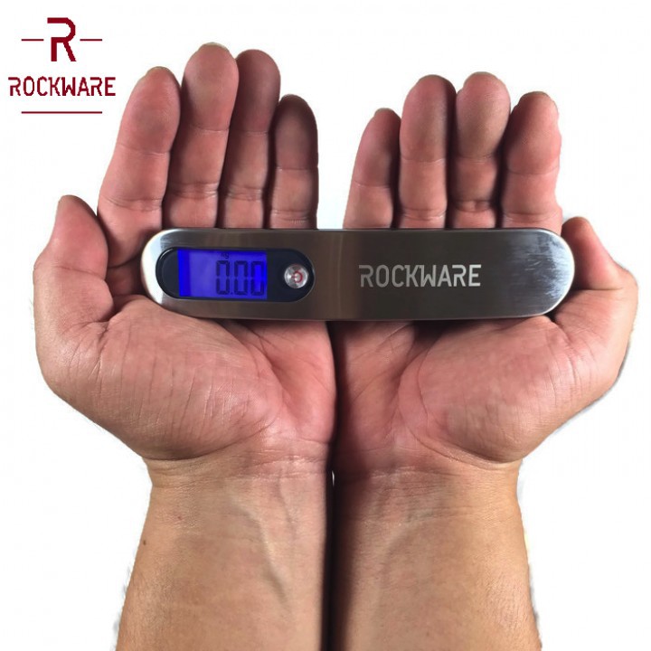 Original ROCKWARE RW-158 Metal Luggage Scale - Timbangan Koper 50 Kg