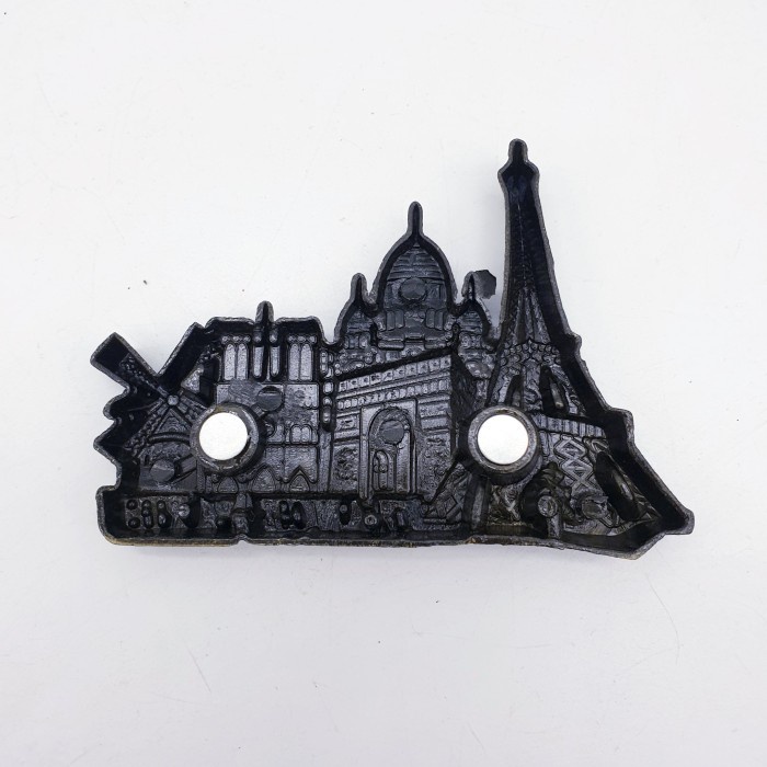 3D LOGAM Souvenir Negara magnet Kulkas Tempelan FRANCE Paris City