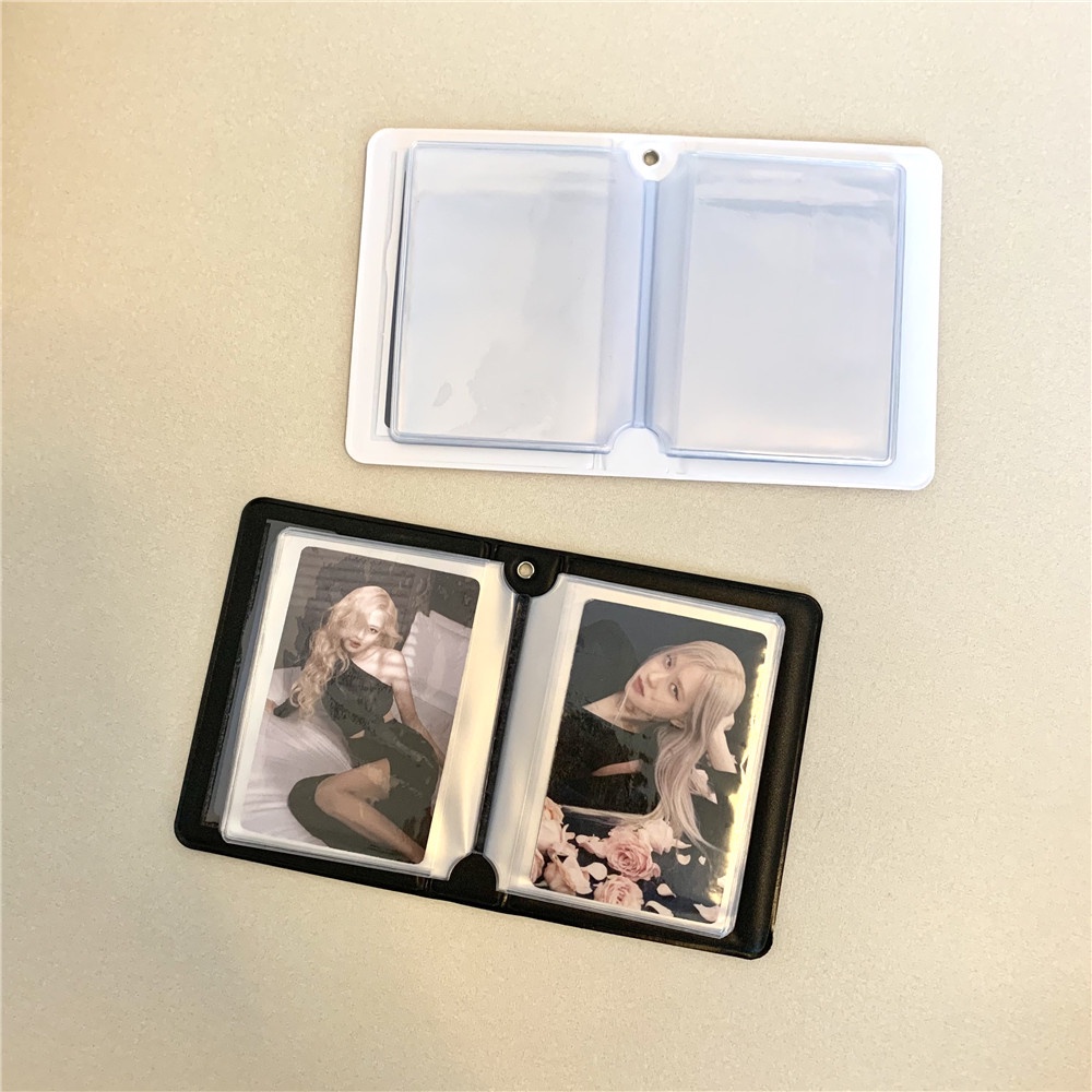 Album Foto Polaroid mini 3 Inci Motif Kotak-Kotak Warna Hitam Pink