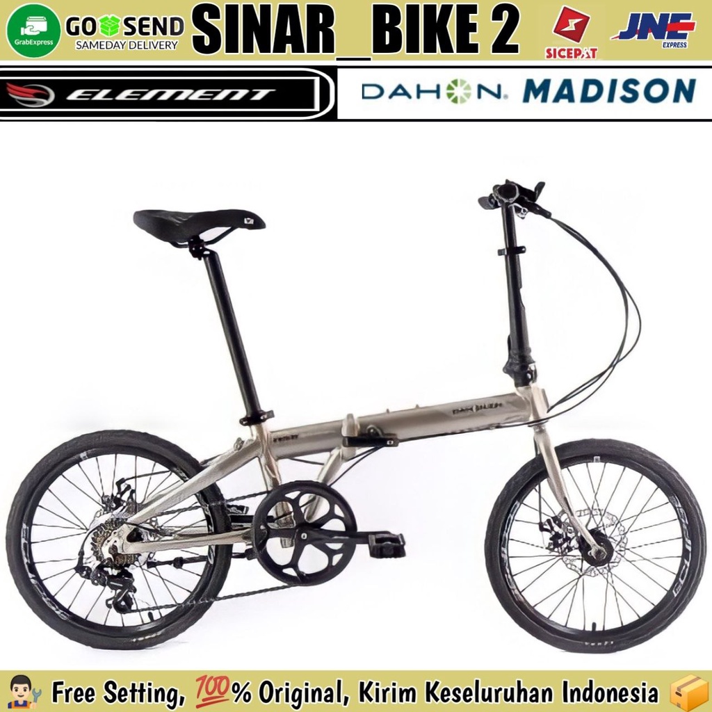 Sepeda Lipat DAHON ION MADISON 20 Inch New 2022 Folding Bike Alloy