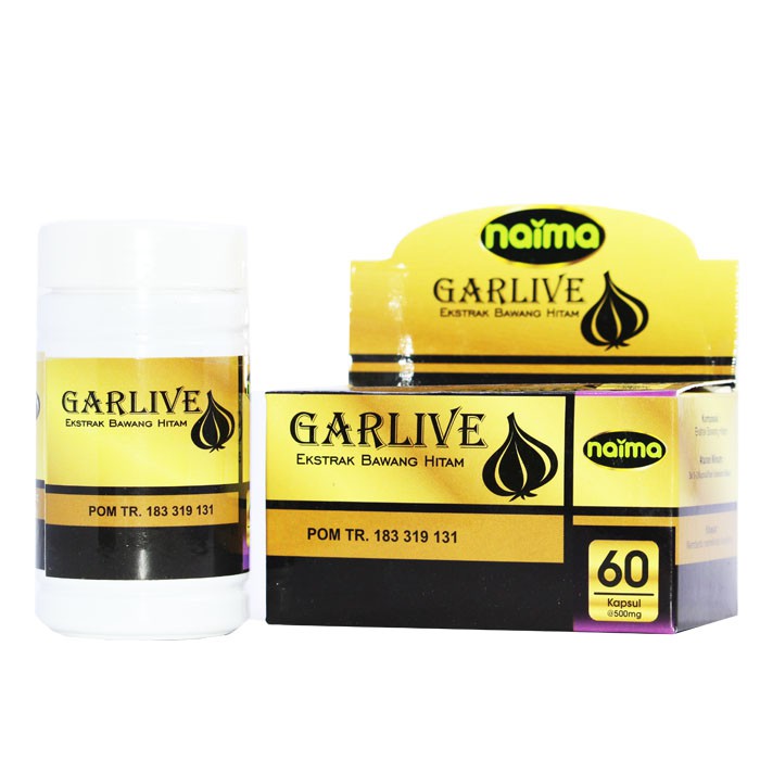 Garlive Naima Bawang Hitam 60 Kapsul