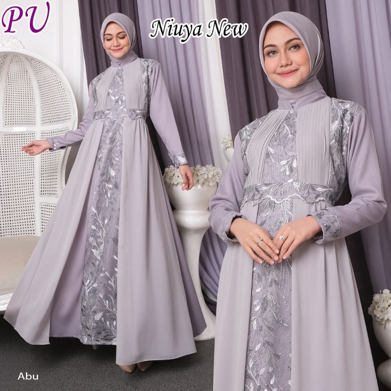 gamis pesta modern ala Imas fahriaty