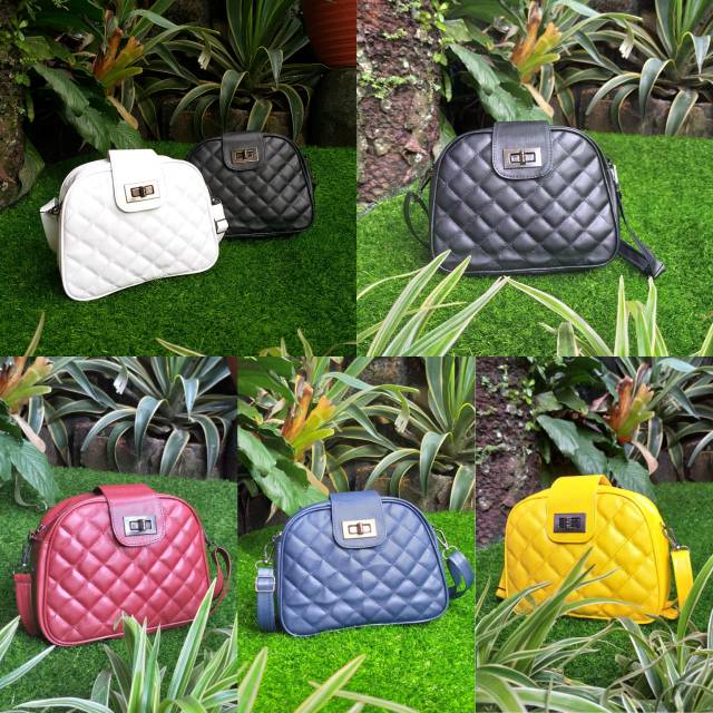 Tas Slempang wanita SB DAHLIA KUNCI / Sling bag Korea cantik / tas