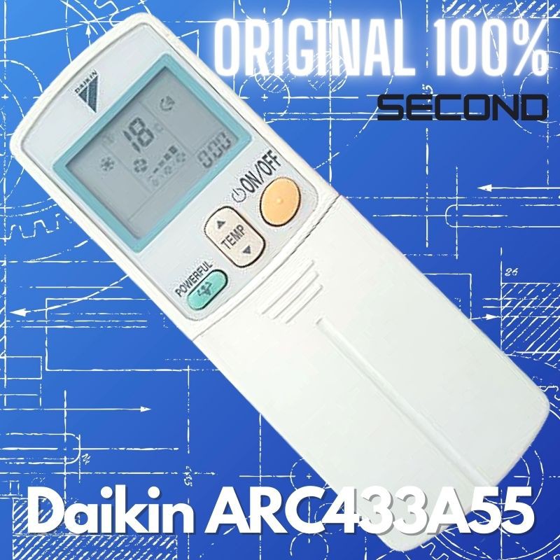 Remote AC Daikin ARC433A55 Original Second Murah