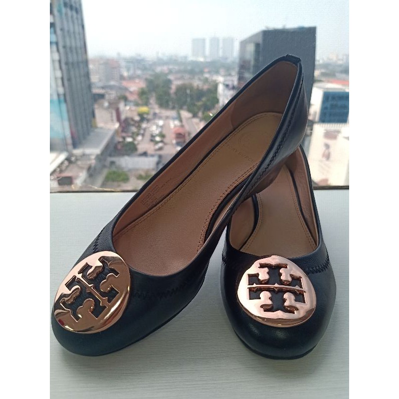 Sepatu Torry Burch Wedges PreLove (second) original