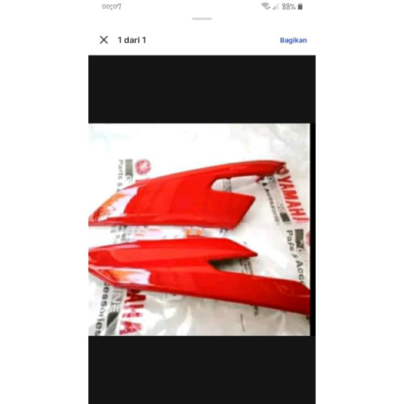 lid cover body belakang x ride 125 original merah harga sepasang