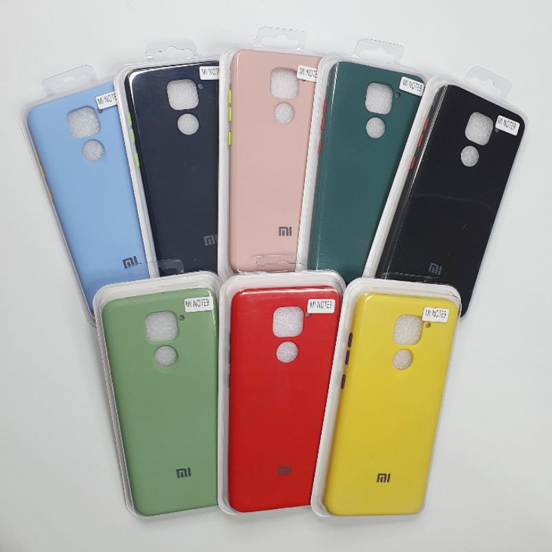 Redmi Note 9 Macaron Tone Case / Silicone Macaron Colour Side button