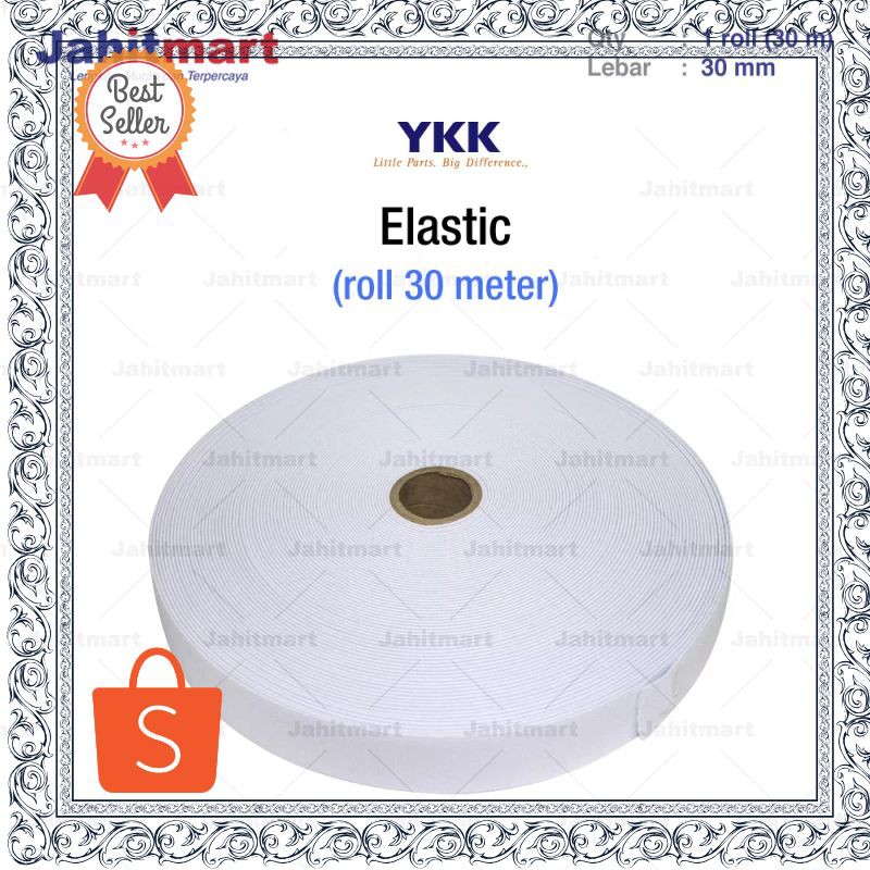 Termurah BAN KARET PINGGANG - KARET ELASTIS 3 CM PER ROLL Terhot