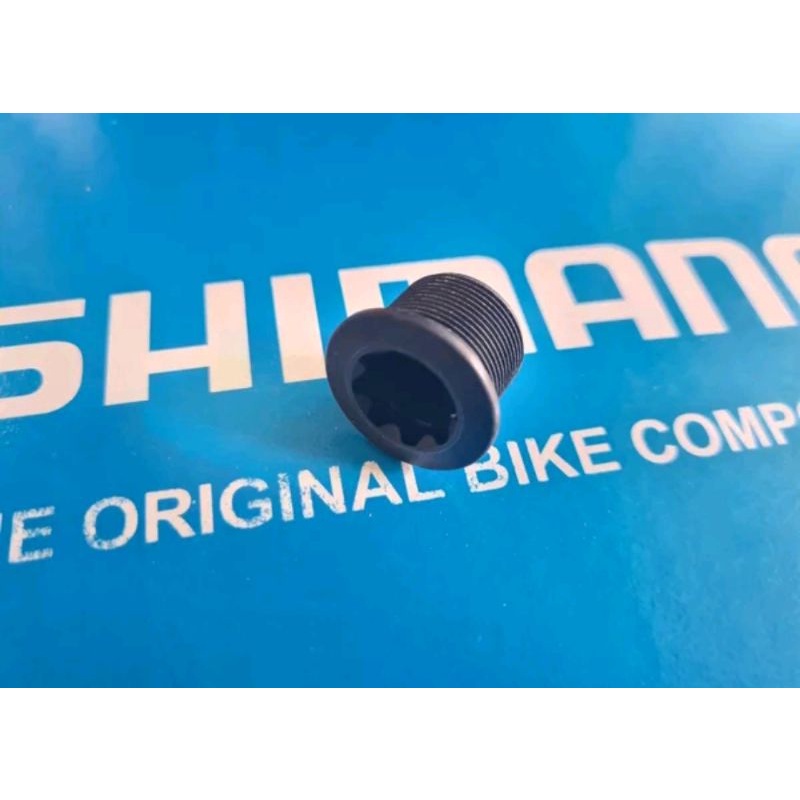 Original Shimano Fixing Bolt M20 Shimano M 20 Ultegra Bisa Juga 105 Dura Ace Tiagra Sora . Baut Crank Sebelah kiri Mur pengunci bb arm fixingbolt