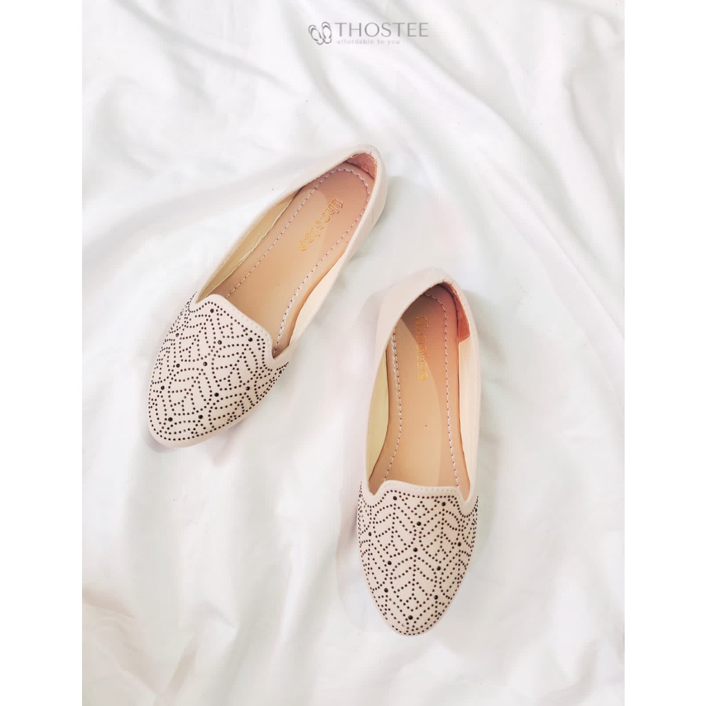 Sepatu Flatshoes Wanita Thostee Lasera AioOfficial