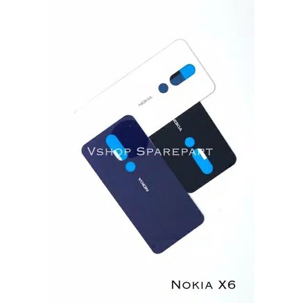 Backdoor Back Casing Tutup Belakang Batre Nokia 6.1 Plus X6 TA116 Original