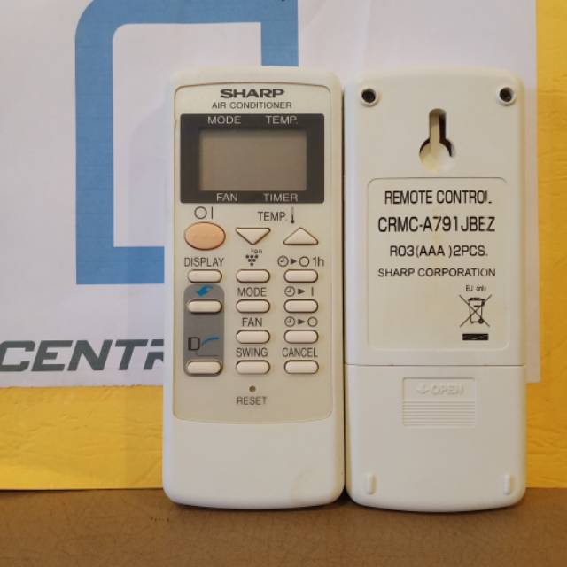 Remote AC SHARP CRMC - A791 JBEZ ORIGINAL
