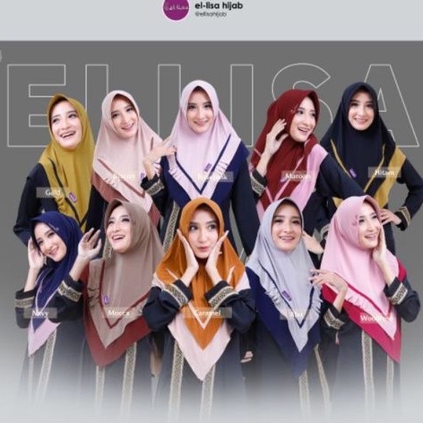 (BISA COD) ELLISA HIJAB / BERGO INARA BY ELLISA