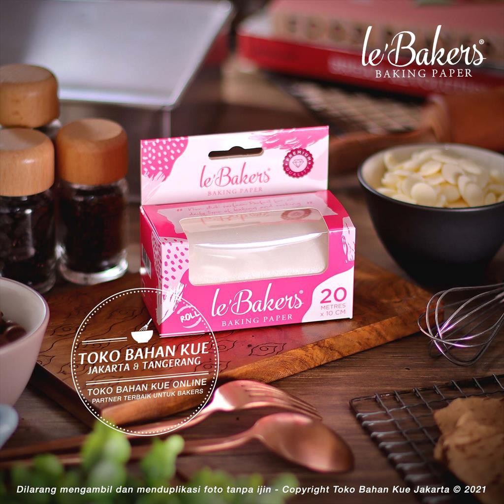 

Le Bakers Baking Paper 10cm x 20m Roll Kertas Roti Parchment LeBakers