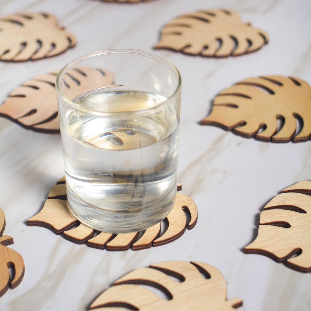 ERGOO Tatakan Gelas Kayu Ergoo / Wooden Coester