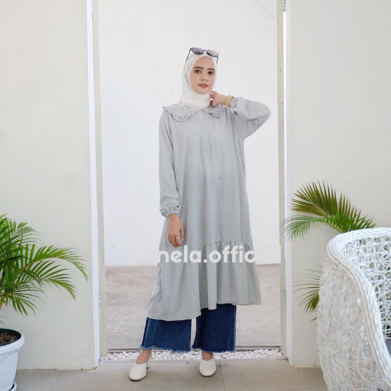 HUMAIRA Ruffle Dress/fashion muslim wanita/Terbaru