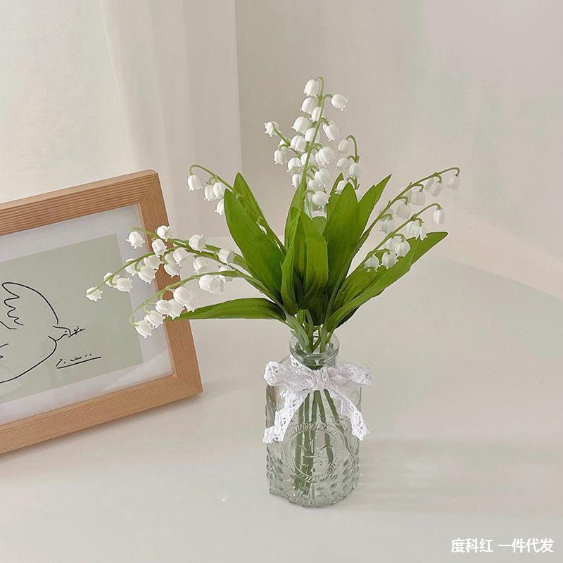 BUNGA PLASTIK LILY OF THE VALLEY B8071 BUNGA ARTIFICIAL HIASAN RUMAH DEKORASI WEDDING