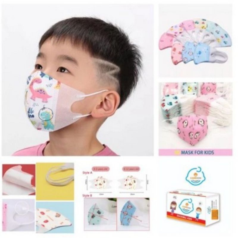 MASKER DUCKBILL KARAKTER ANAK MOTIF RANDOM HARGA SATUAN